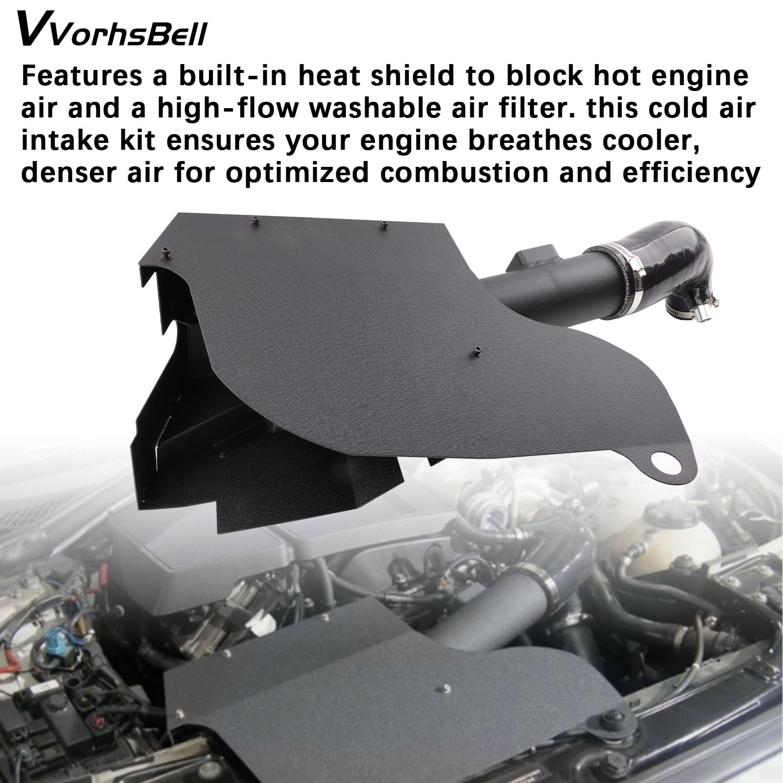 Kaltlufteinlass kompatibel mit BMW N13 1.6 F20/F21/F30/F31 116i 118i 120i 316i 318i 320i Hochleistungseinlass
