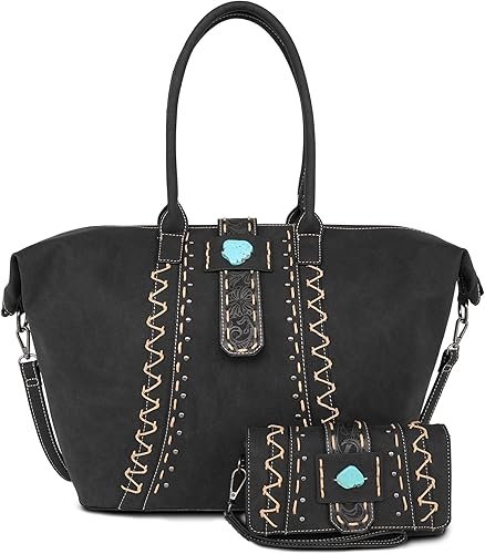 Miniatura 1 de Montana West - Carteras y bolsas cruzadas de manopara hombro con bolsillo oculto para arma, de mujer, a la moda