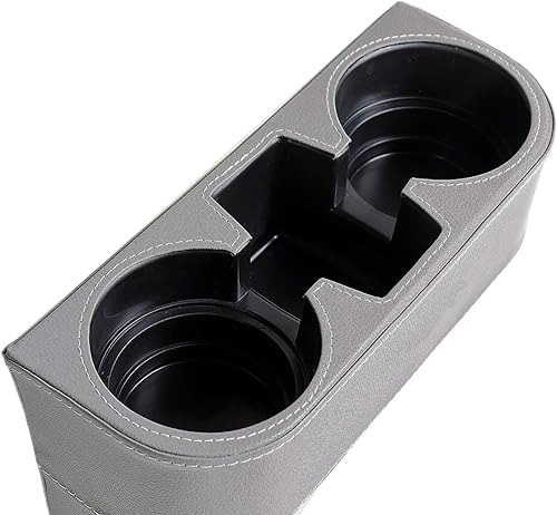 Miniatura 3 de Organizador de asiento de automóvil, portavasos multifuncional, caja de almacenamiento, organizador de insertos que ayuda a reducir la conducción