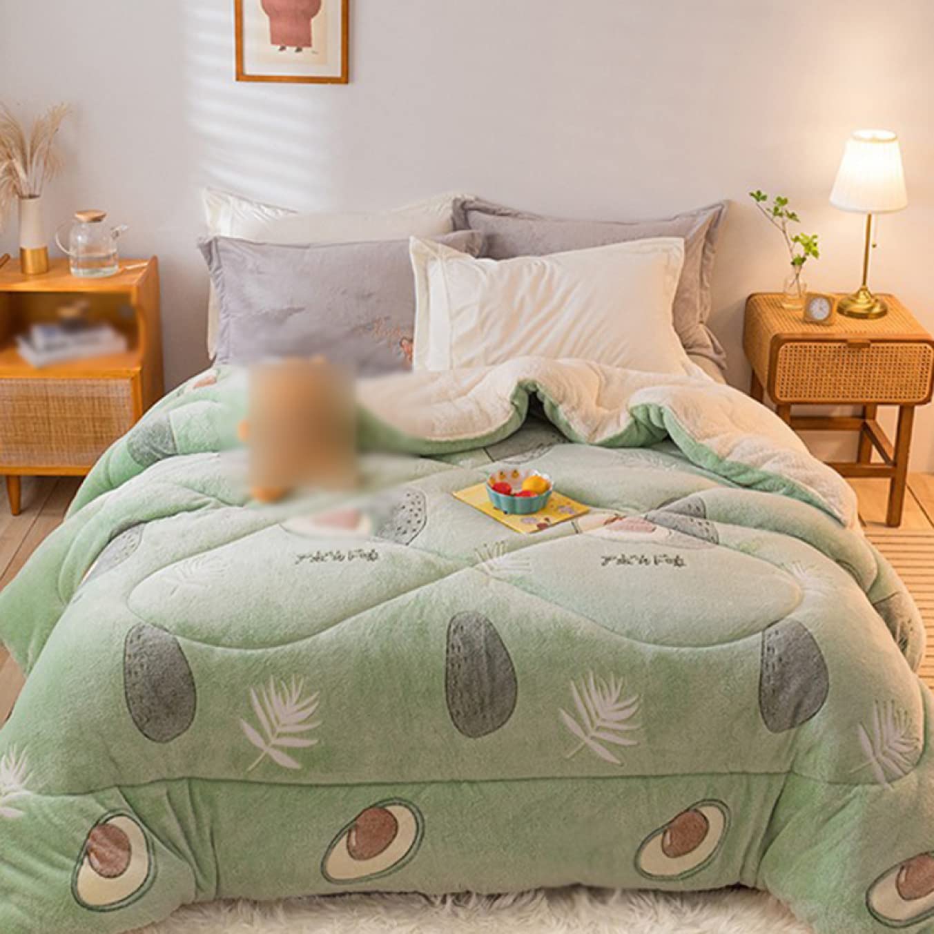 Amazon｜[BKVB] ピーチスキン加工 ブランケット シングル 150*200*2KG