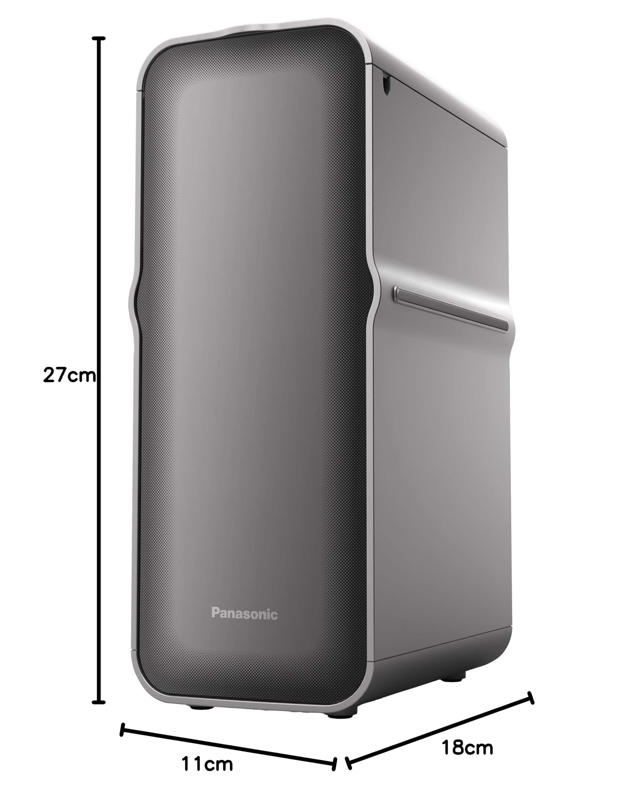 Panasonic NC-ZM1HXC Contenitore Latte per Macchina da Caffè NC-ZA1, Grigio