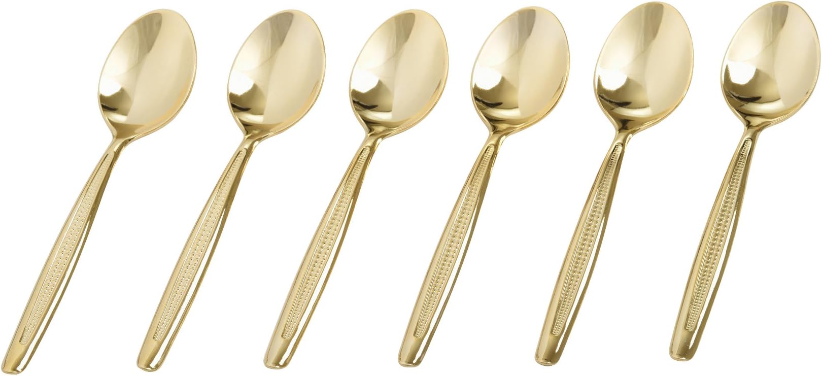 GRÄWE® Set of 6 mocha espresso spoons, colour: gold