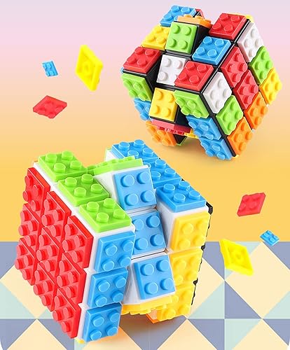 Miniatura 4 de Speed Cube - Cubo de velocidad mágico de 3 x 3 x 3 pulgadas, color negro, resistente y suave, cubo de velocidad 3 x 3