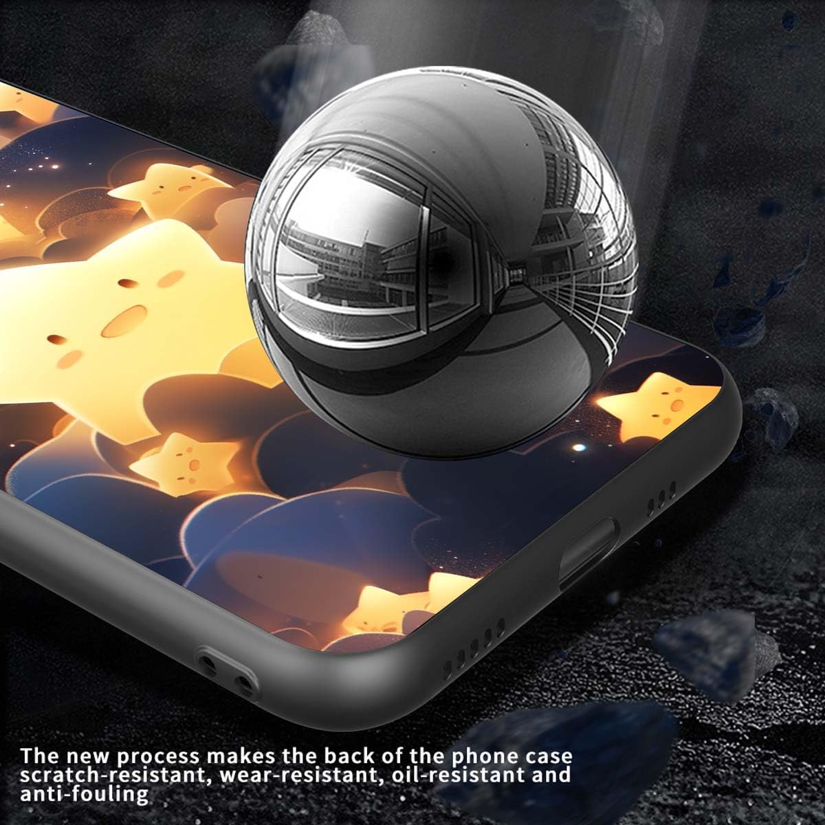 GOKEN Cover per Honor X8 + 2 Vetro Temperato, Silicone TPU a