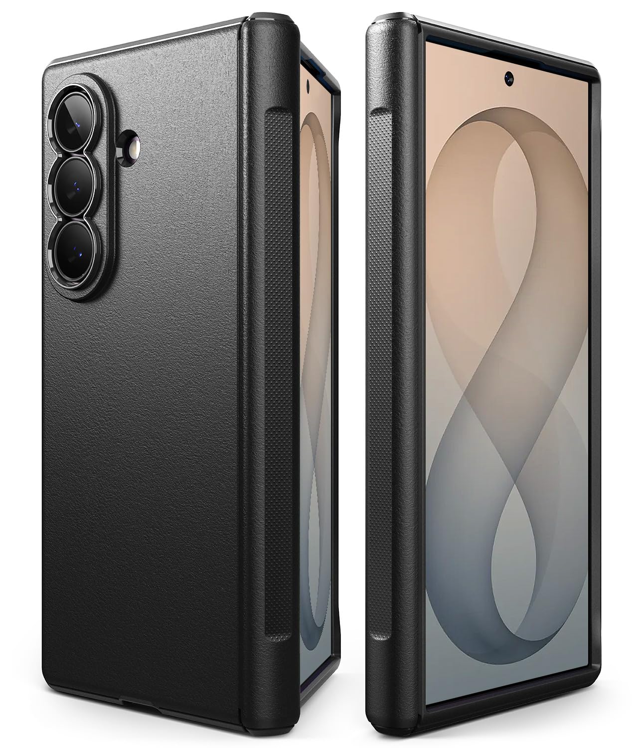Ringke para Funda Samsung Galaxy Z Fold 8 Ultra [Onyx Flap Black]