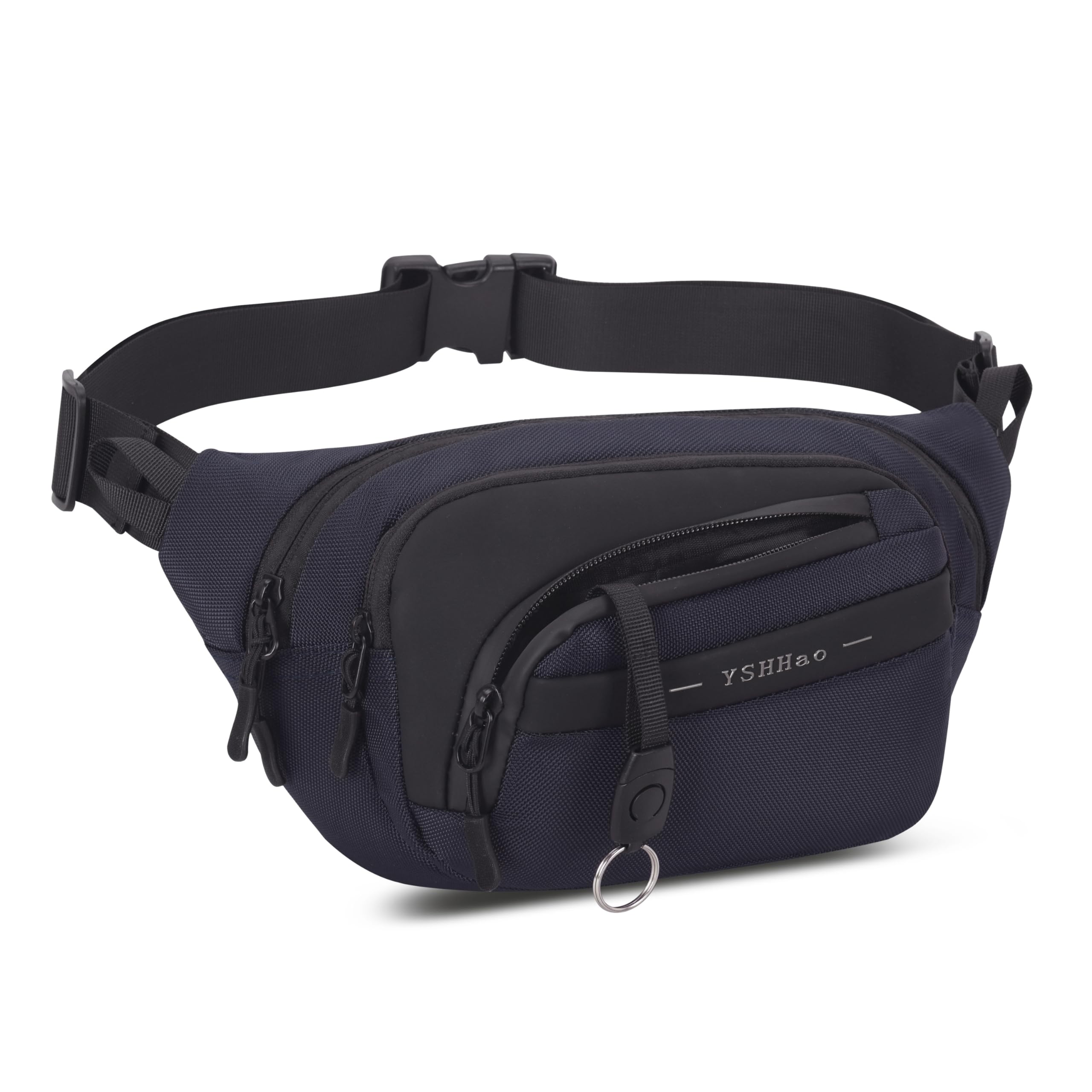 YSHHao Fanny Pack for Women Men Crossbody Bag with Large Capacity Waterproof Bum Bag with Key Holder Belt Bag with Adjustable Strap Waist Pack for