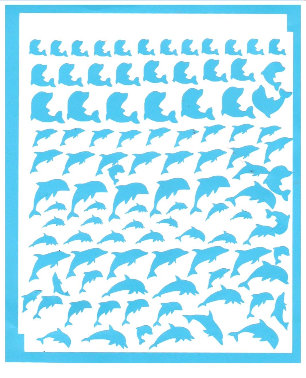 Kaz Creations Dolphin Press On Nail Stickers L.blue Dolphin Collection (Dolphin Press On Nail Stickers L.blue)