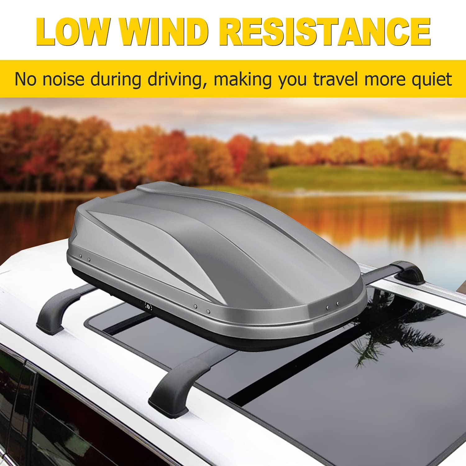 AUXMART Roof Rack Cross Bars for Toyota Highlander 2014 2015 2016 2017