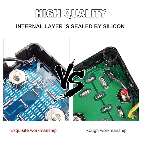 Miniatura 5 de Aislador de batería dual de 12 V, 140 amperios, modos manuales y automáticos, relé sensible al voltaje, VSR, compatible con vehículos marinos,