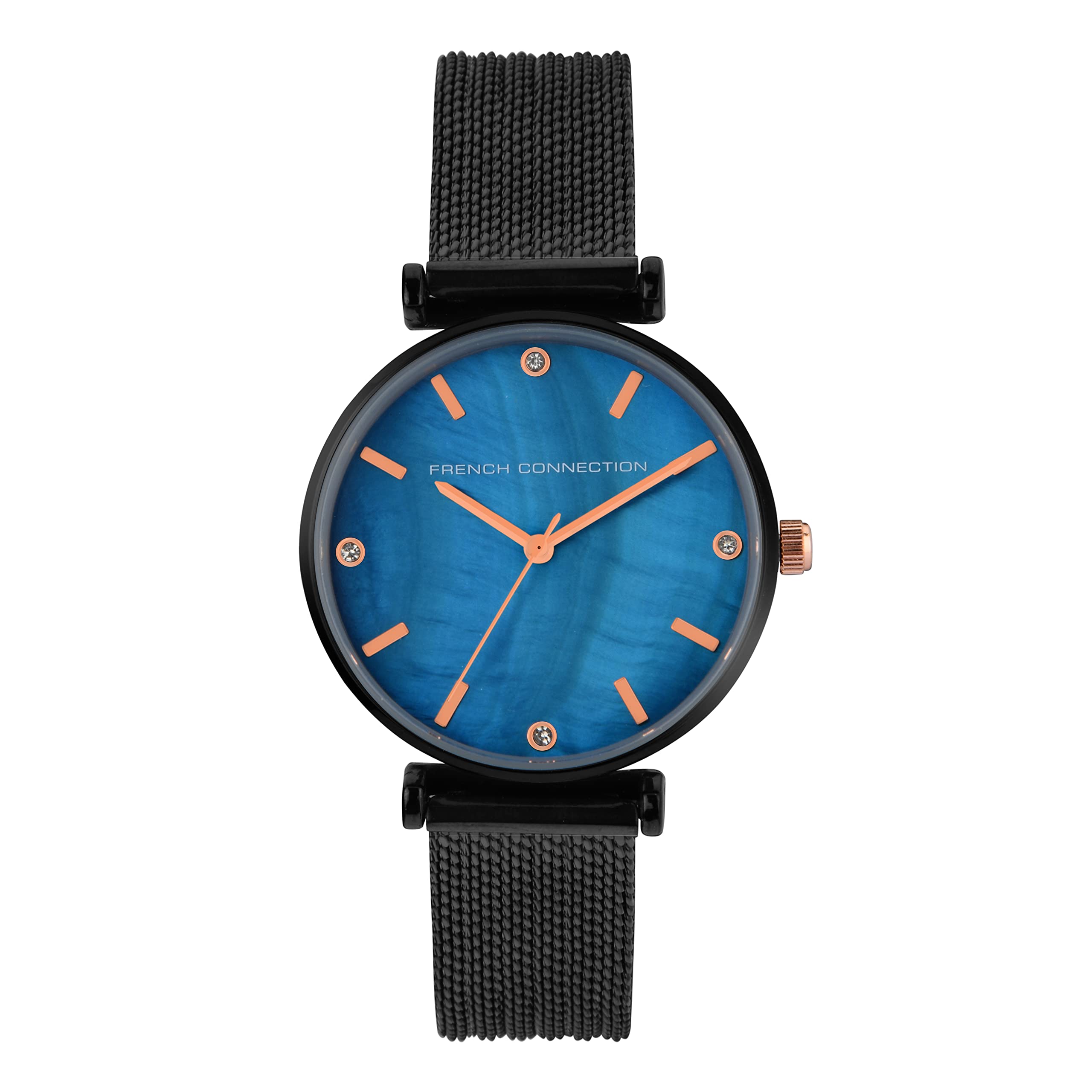 French Connection Analog Blue Dial Womens Watch-FC24U (B09HBKWG5T) Amazon Price History, Amazon Price Tracker