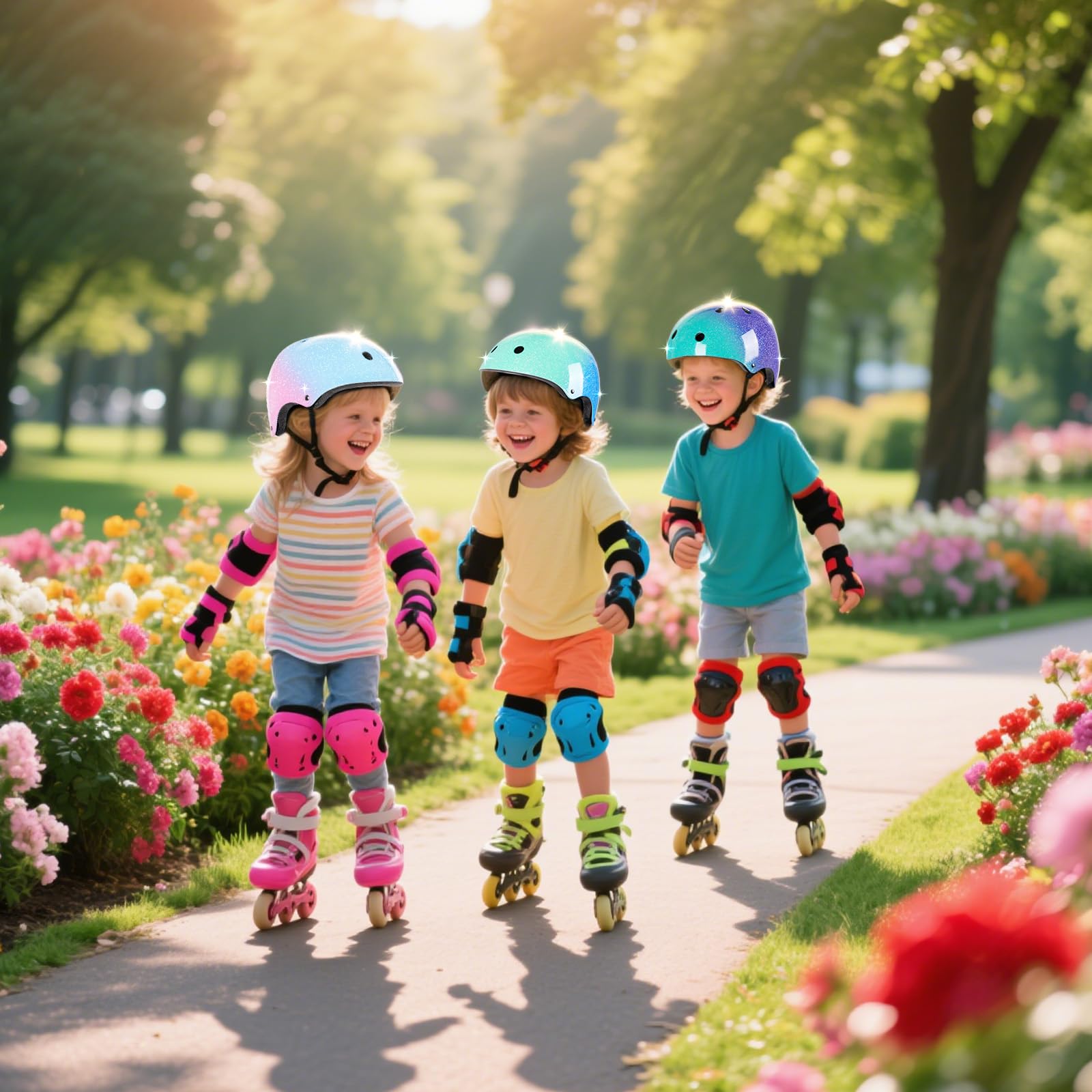 JIFAR Fahrradhelm Kinder (3-5-8-14 Jahre), Multisport-Fahrradhelm Kinder Mädchen and Jungen für Fahrrad, Scooter, Inline-Skating & Skateboarding