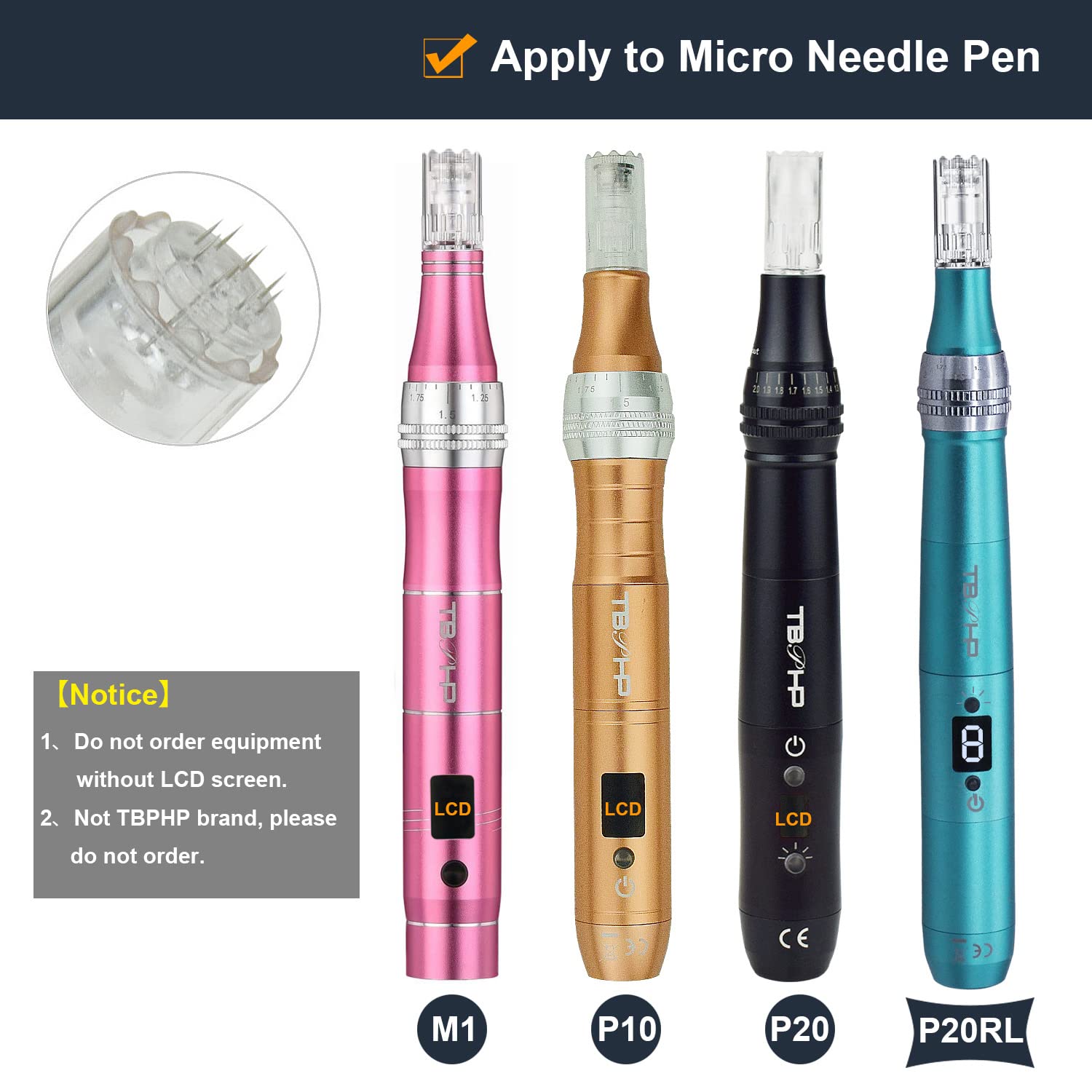 KARTRIDŻE IGŁY MODUŁ TBPHP DERMAPEN M1,P20RL,P10,P20 (9 igłowy-10 pcs)