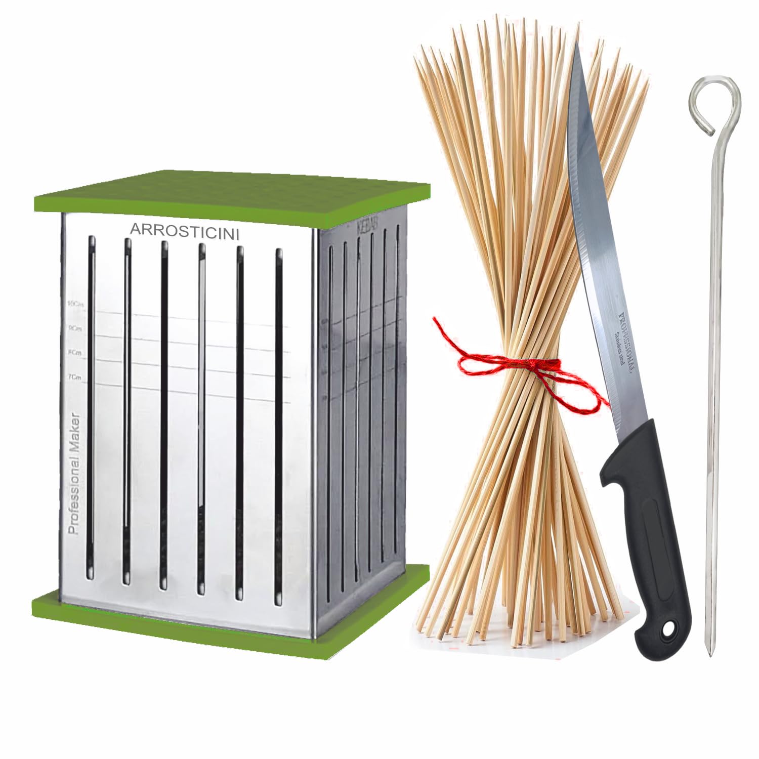 Antech CUBE Usine SPIEDINI ROSTICINI Fruits et Viande Kebab Barbecue SOUVLAKY fait à la main