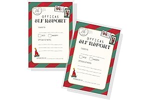 Elf on the Shelf Mail: 30 Elf Report Cards for Santa's Naughty or Nice List