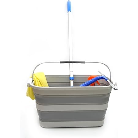 Reuvv Zusammenklappbar Eimer Faltbar Mop Eimer Tragbar Wäschekorb