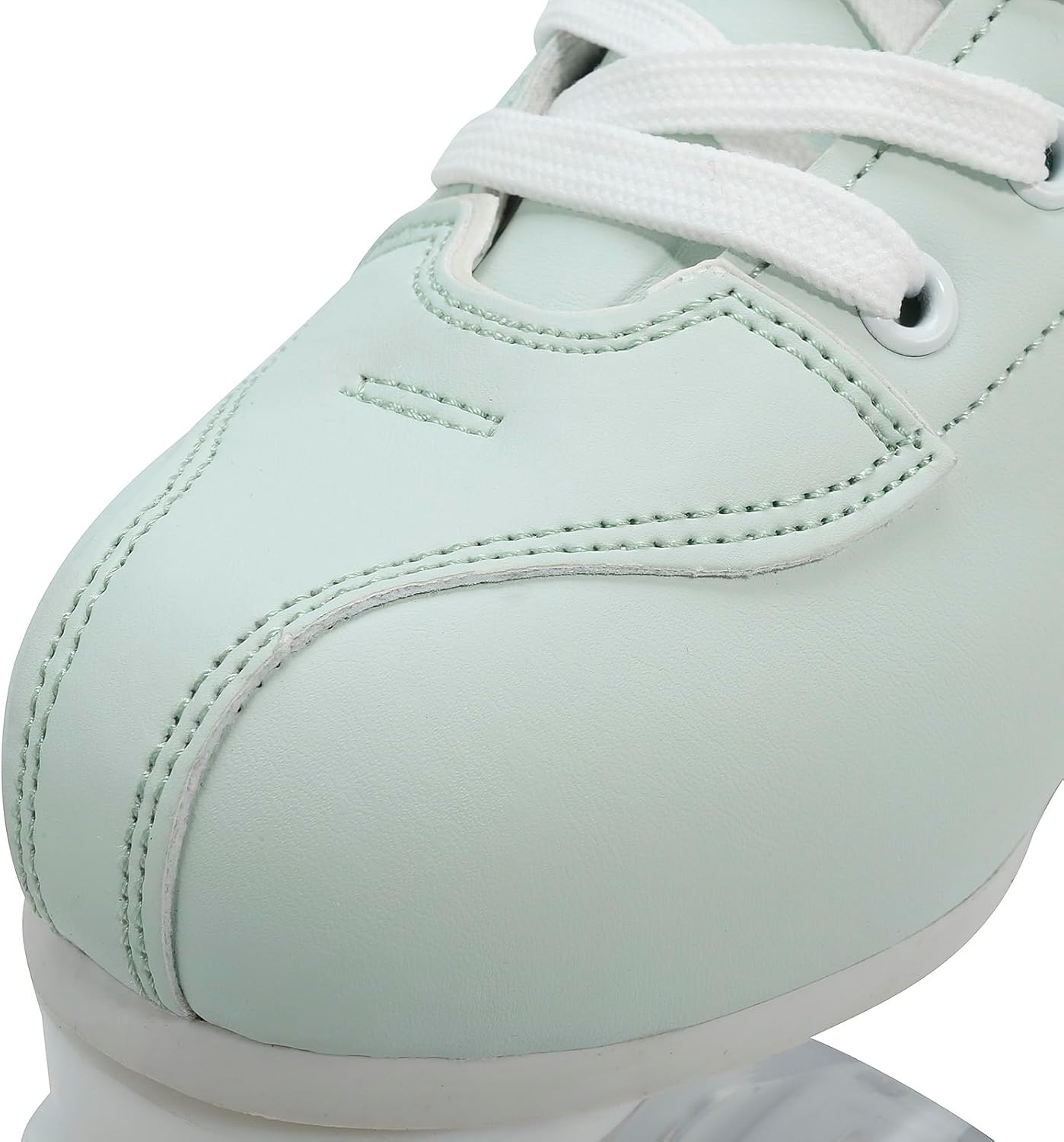 Comeon Women's High-top Roller Skates - PU Leather Indoor/Outdoor Four-Wheel Skates