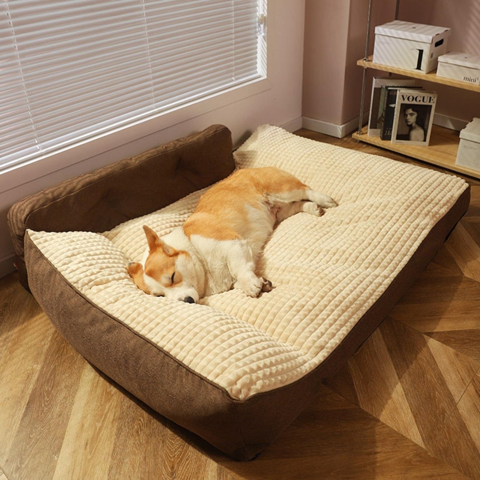 Amazon | ペットベッド 犬ベッド 大型犬 ペットクッション 秋 冬