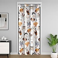 Vista 20 de Cortina de puerta de serpiente para privacidad de puerta, cortina opaca de serpiente azul, cortina de puerta de escamas azules reptiles 3D, cortina