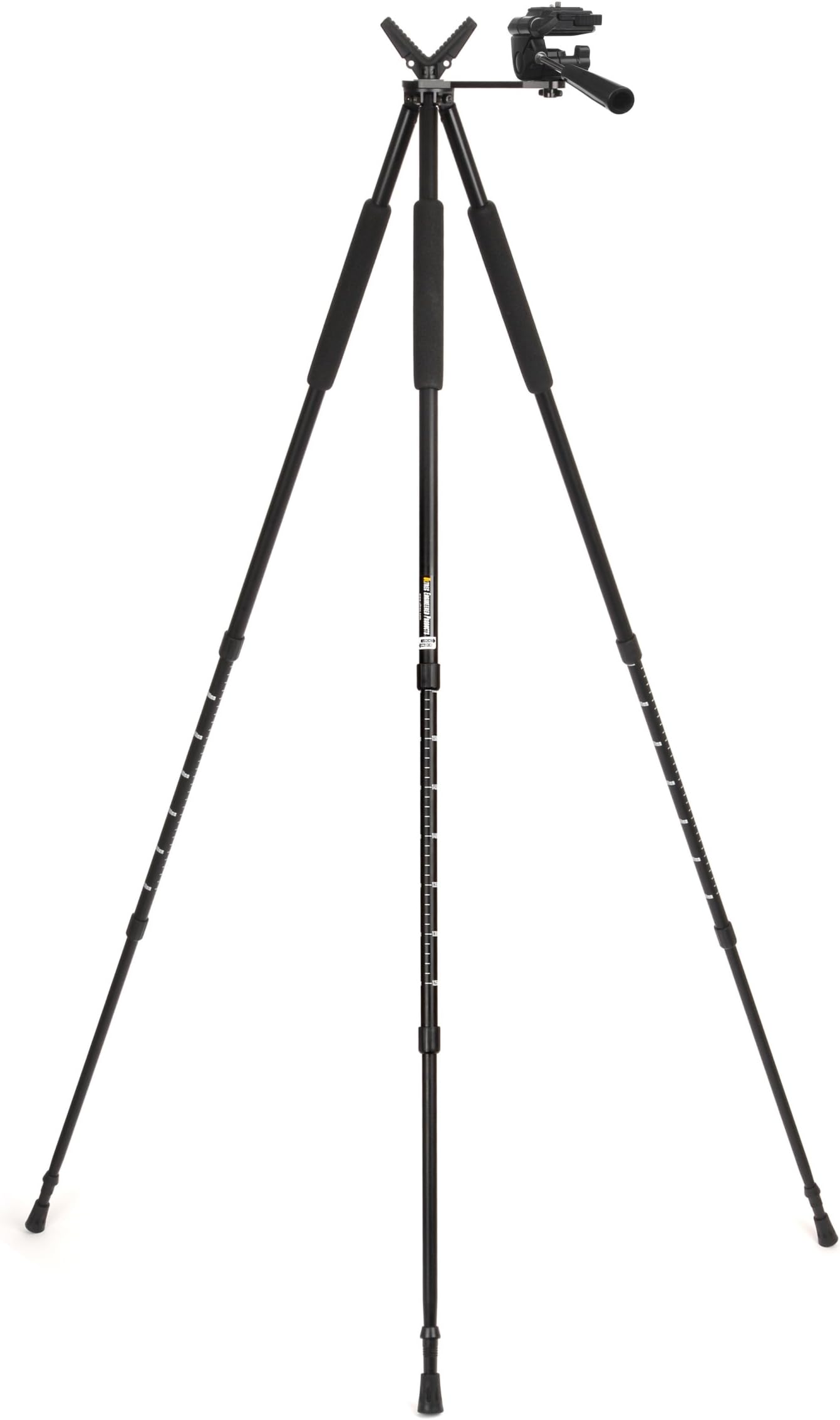 UltrecSpot-n-Shoot Tripod Shooting Sticks for Spotting Scopes & Cameras Up to 35oz, 28-64" Adjustable Length, 360deg. Rotation,