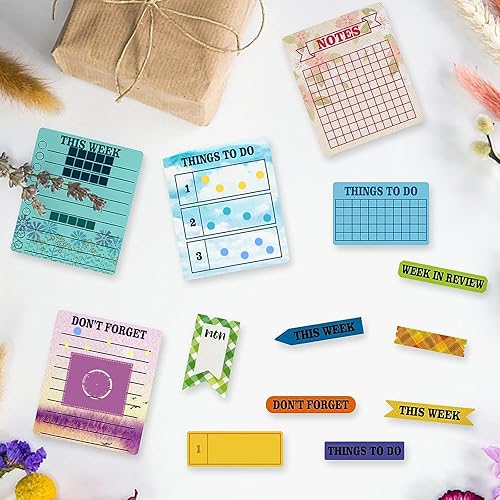 Vista 14 de INFUNLY Sellos y troqueles de gato para hacer tarjetas, juego de sellos y troqueles transparentes para corte de metal, sellos de goma de silicona