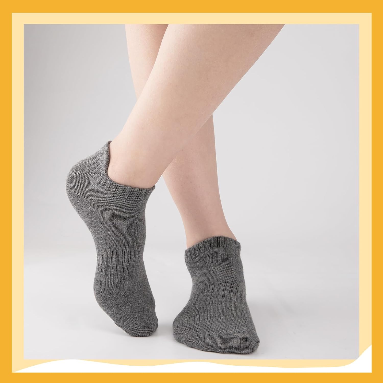 Comfoex 16 Pairs Boys Girls Socks Ankle Low Cut Athletic Cushioned Socks For Kids 4-6 6-8 8-10 Years Old - Image 2