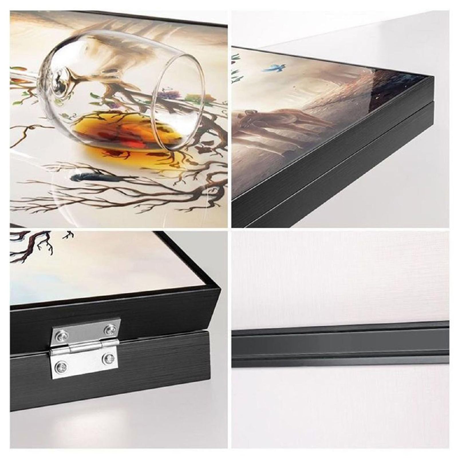 014,40 * 30cm, Quadro Elettrico Decorativo per Quadro Elettrico, Quadro di Distribuzione Schermato Senza Perforazione,Quadro di Sospensione per Soggiorno