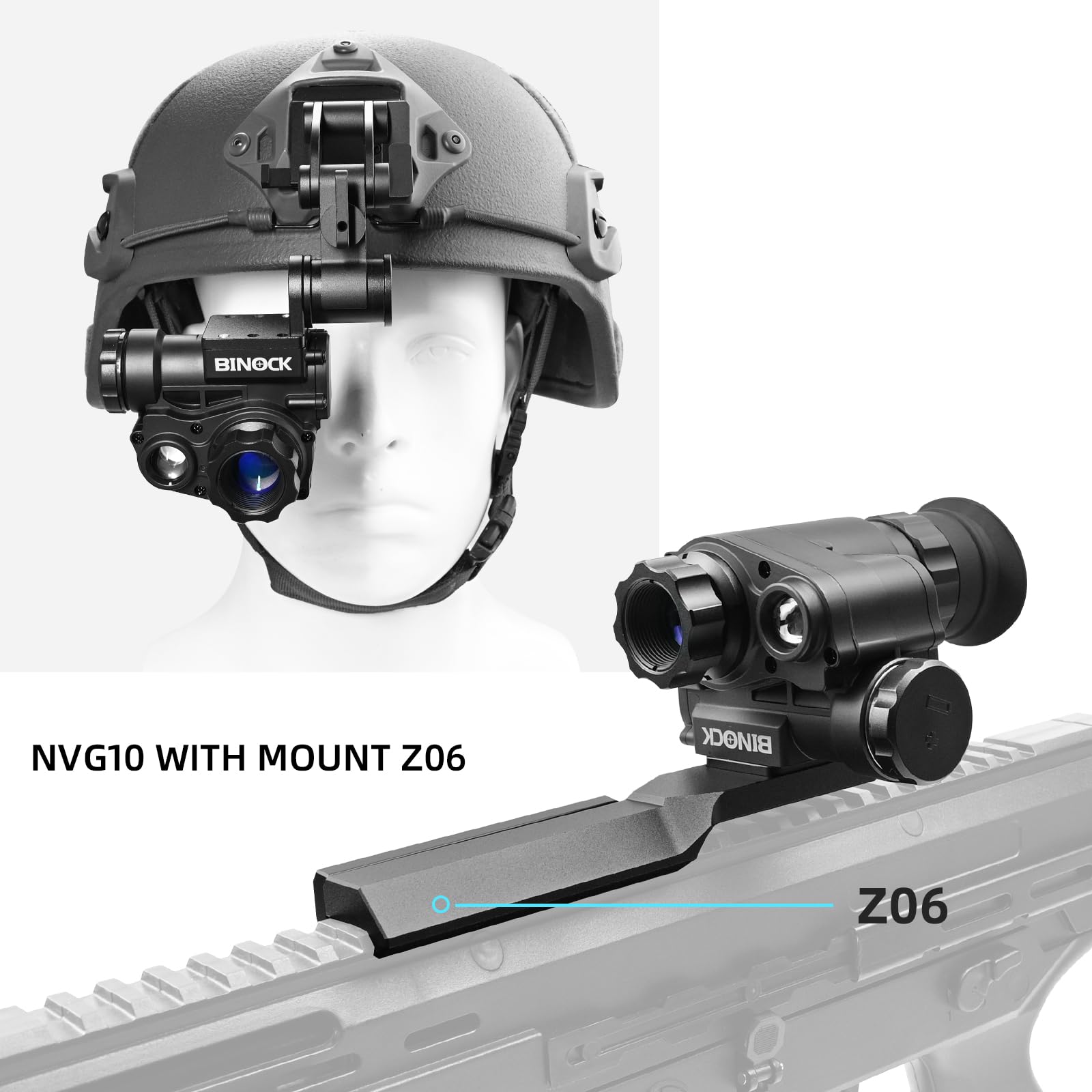 BINOCK NVG10 Digital Infrared Night Vision Goggles for Adults