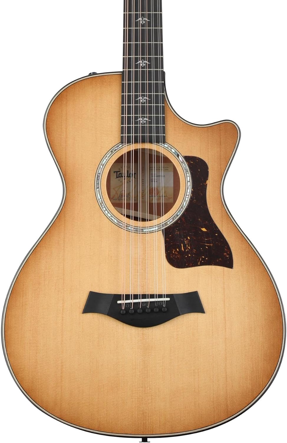 Taylor 552ce Urban Red Ironbark 12-string Acoustic-electric Guitar – Tobacco