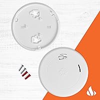 Vista 3 de First Alert SM210, alarma de humo de batería sellada de 10 años con diseño de perfil delgado, paquete de 1