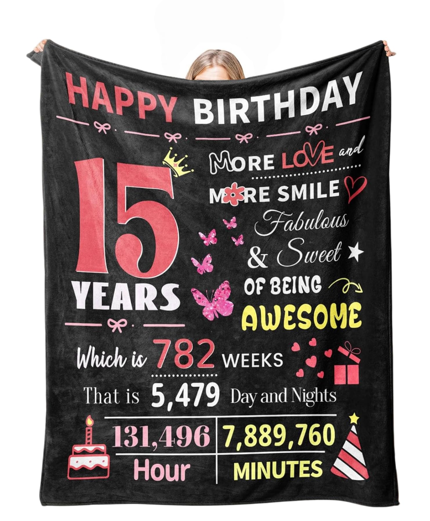 Couverture fille 15 ans douillette pour soirée cinéma et décoration de chambre ado