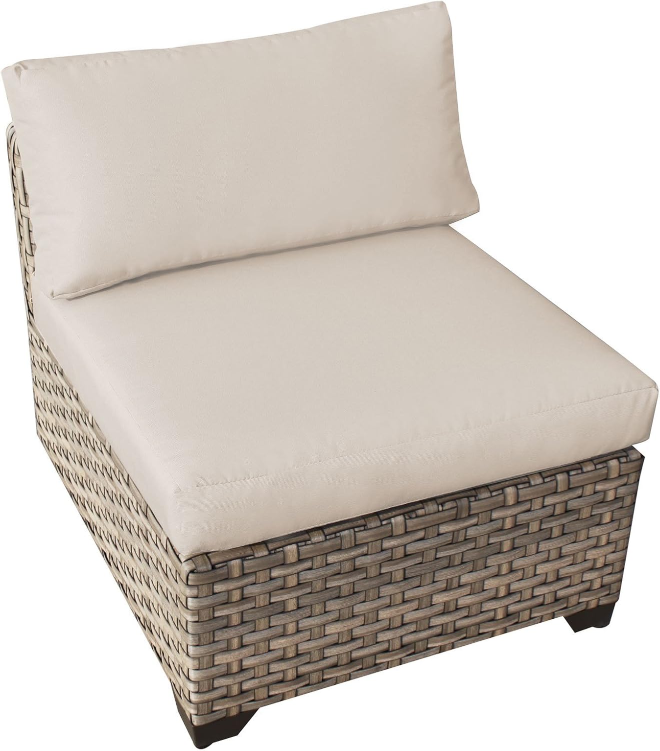 TKC TKC015b-AS Monterey Armless Sofa, Beige