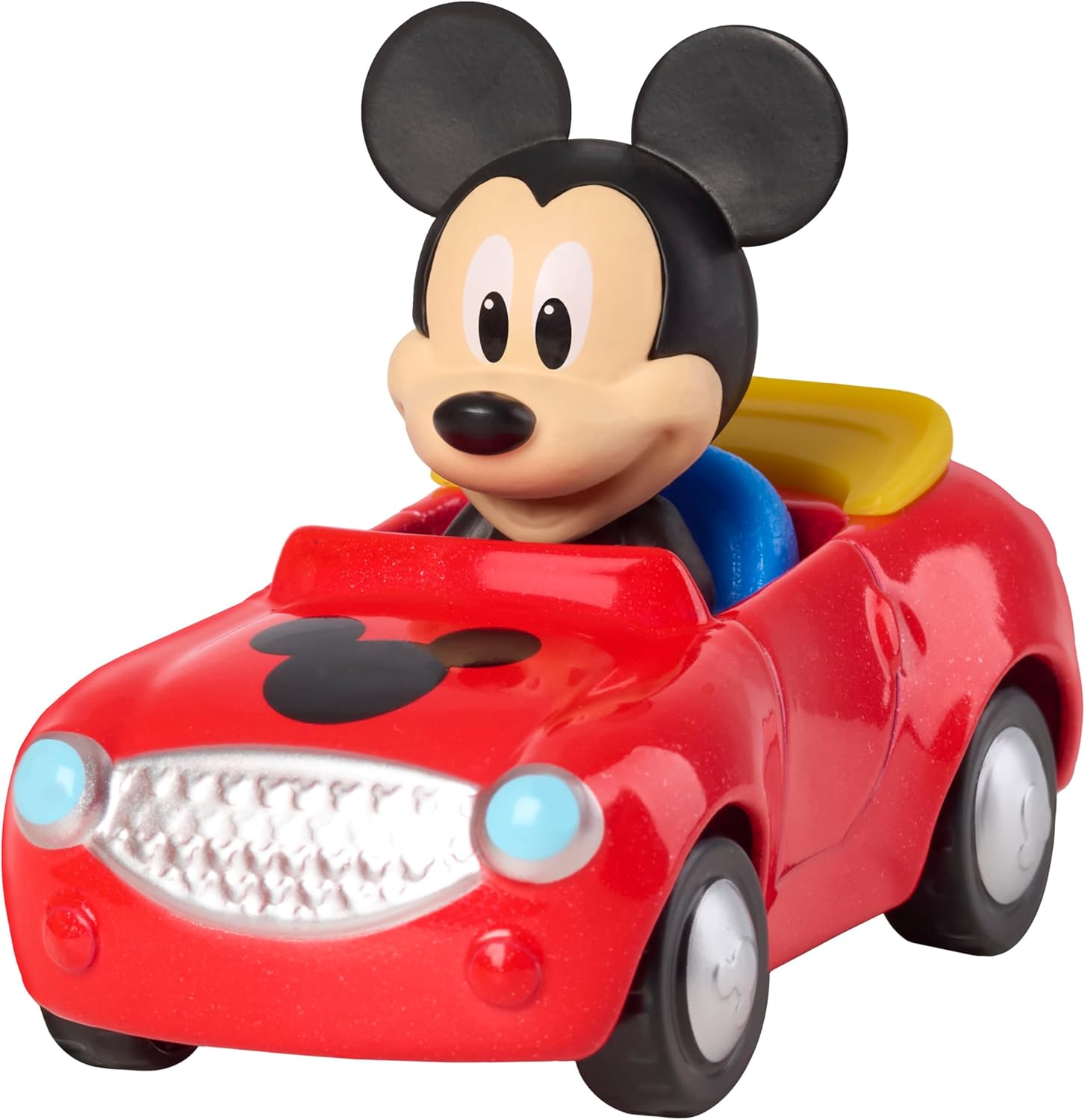 Disney Jr. Mickey Mouse Clubhouse Diecast Car 3-Pack, 3.5-inch Toy Vehicles, Includes Mickey Mouse, Minnie Mouse, and Donald Duck, Toy for Fans, Boys, Kids, Ages 3 and Up by Just Play