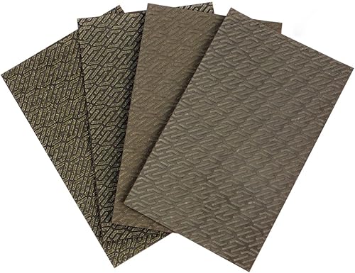 4Set Papel de lija de diamante Pulido Papel Abrasivo - Azulejo de Lijado Piedra Mármol Concreto Cerámica Vidrio 60-400Grit