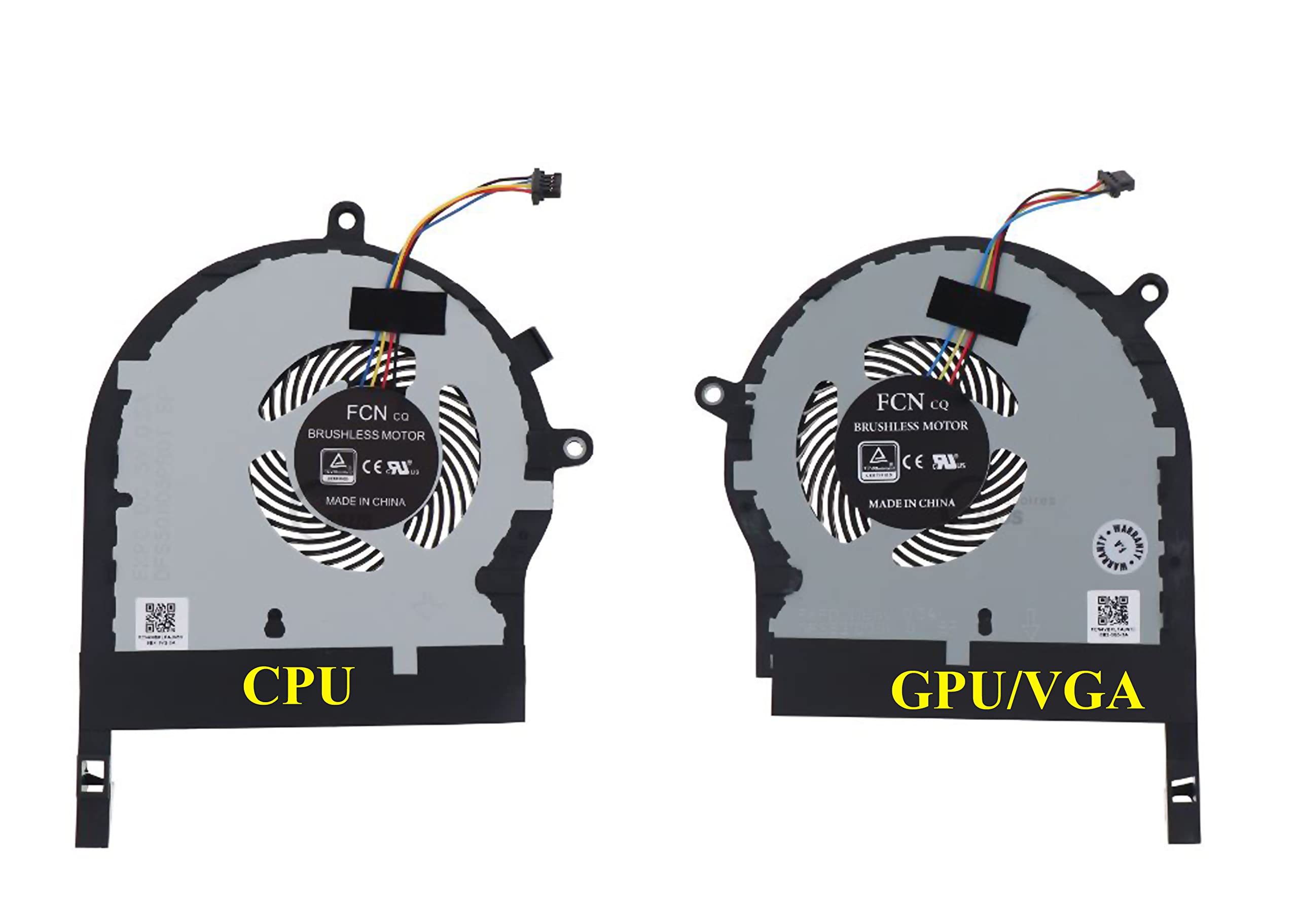 ULTRAZONE Laptop Internal CPU/GPU Pair Cooling Fan for ASUS FX504, FX504GD, FX504GE, FX504GM, PX504, PX504GD, TUF504, TUF504GD, TUF504GE, TUF504GM, TUF554, TUF554GE, TUF554GM,-image-11