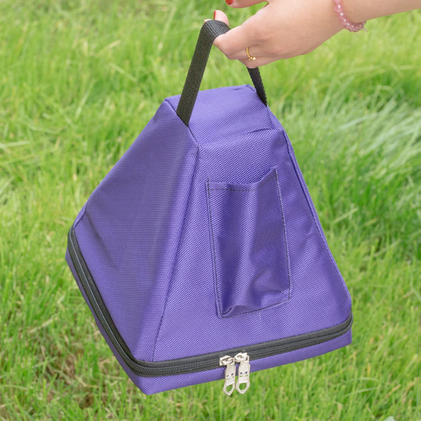 Instrumento Musical de curación de pirámide de Canto de Cristal de Cuarzo Transparente for Accesorios de meditación de curación de Sonido (Size : Separate Bag for 5/6inch)