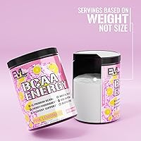 Vista 5 de Evlution Nutrition BCAA Energy - Suplemento de aminoácido energizante de alto rendimiento para el desarrollo muscular, recuperación, resistencia