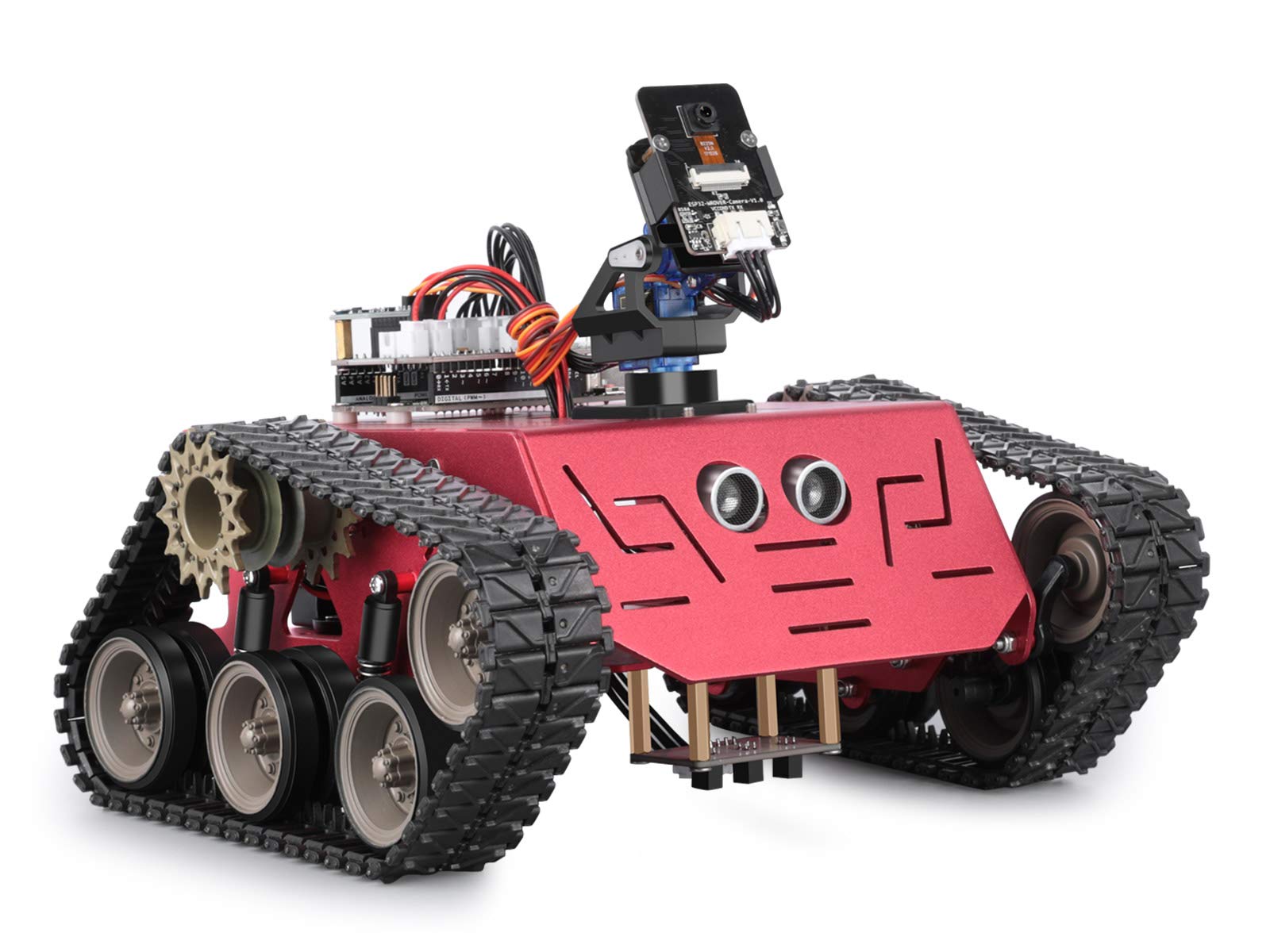 ELEGOO Robot Bambini Carro Armato Robotico Kit Programmabile Compatibile con Arduino, Robot Giocattolo Intelligente per Bambini 8+, Tracciamento Lineare, Modalità FPV, Kit Costruzione Educativo STEM