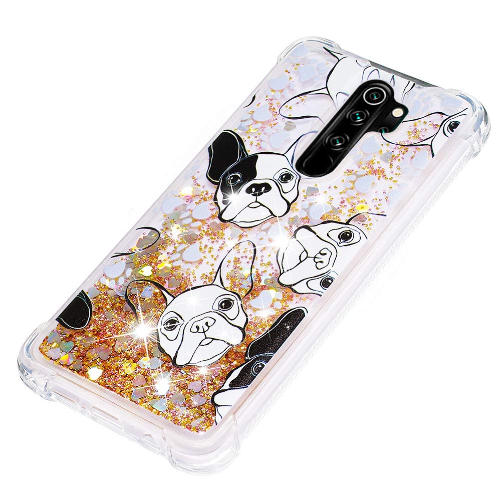 Funda Para Xiaomi Redmi Note 8 Pro Con Cuerda Colgante - Diseño Arena Movediza Brillante | Carcasa Con Correa Ajustable Para Hombro