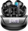 2026 Wireless Earbuds, Bluetooth 5.4 Headphones Deep Bass, 50H Playtime In Ear Earphones HiFi Stereo, Ear buds with 4 ENC Noise Cancelling Mics, LED Display, IP7 Waterproof Earbuds with Fast Charging