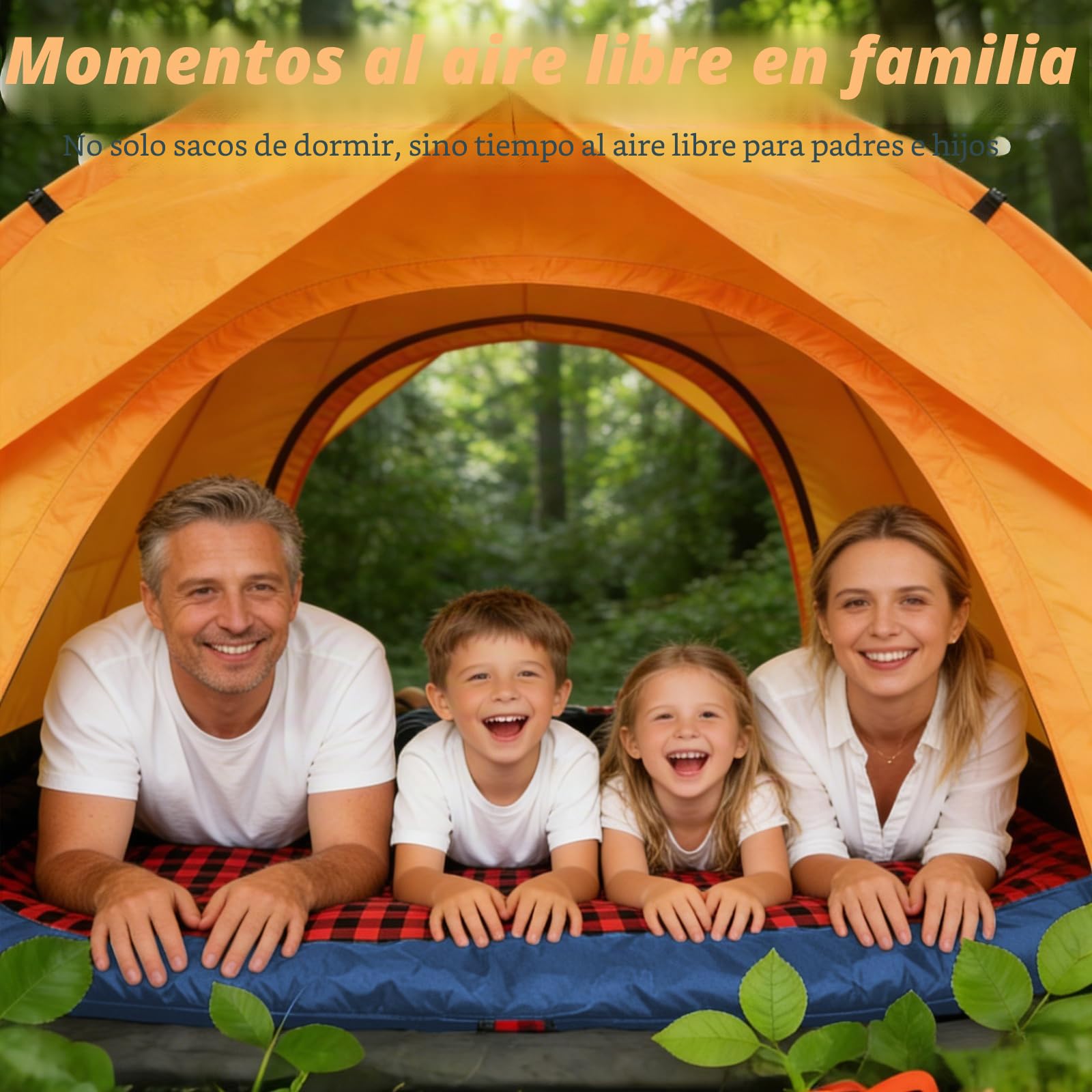 SWTMERRY Saco de dormir doble para camping para adultos, saco de dormir para 2 personas, 230 x 160 cm, con 2 almohadas para familia, exteriores, senderismo, viajes