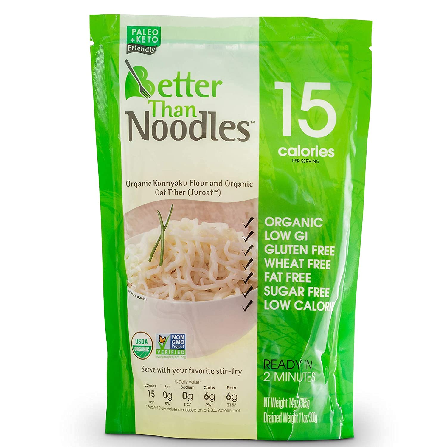 Better Than Noodles Certified Organic. Vegan, GlutenFree, NonGMO
