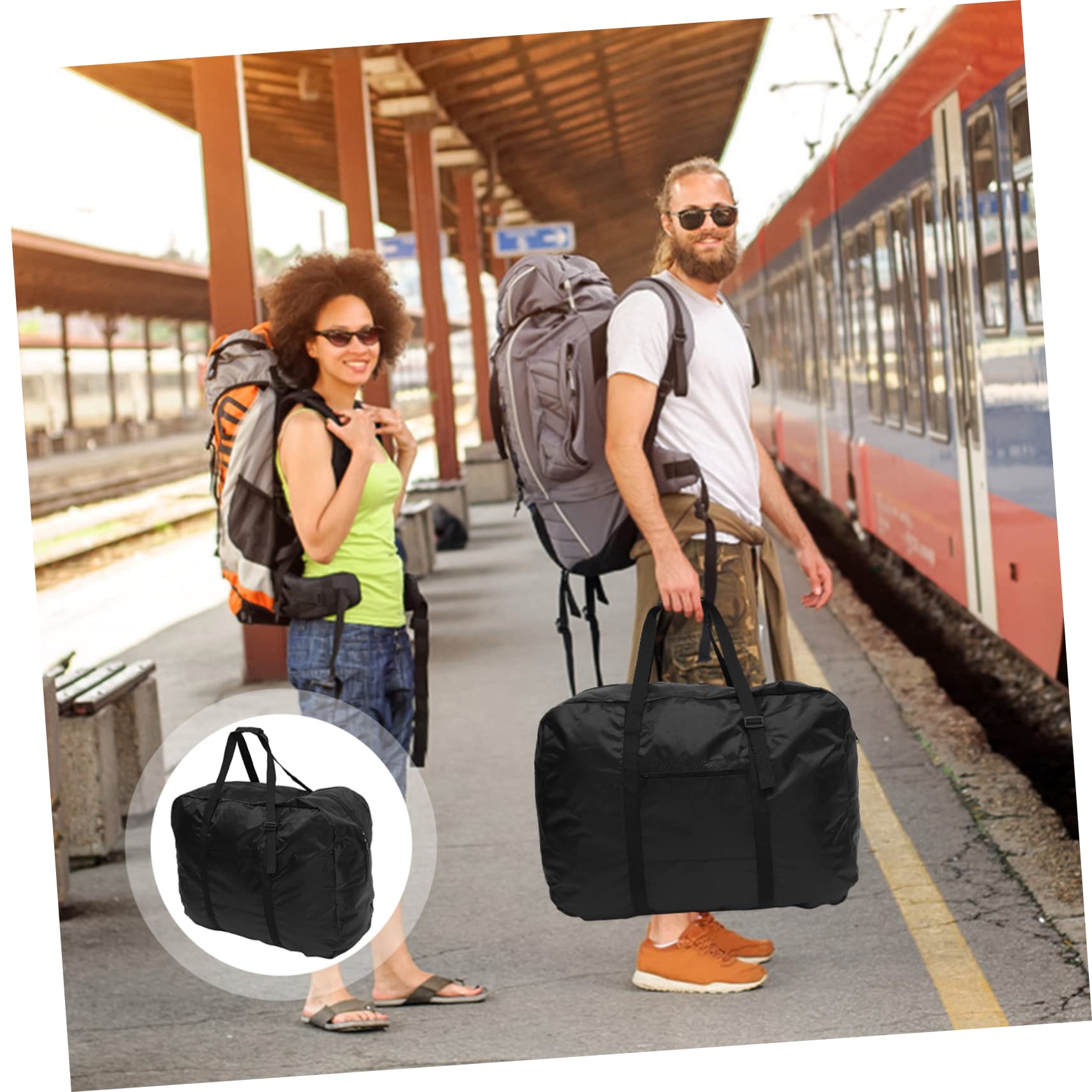 Zaino Pieghevole per Mountain Bike Borsa da Trasporto per Bici Custodia per Trasporto della Bicicletta