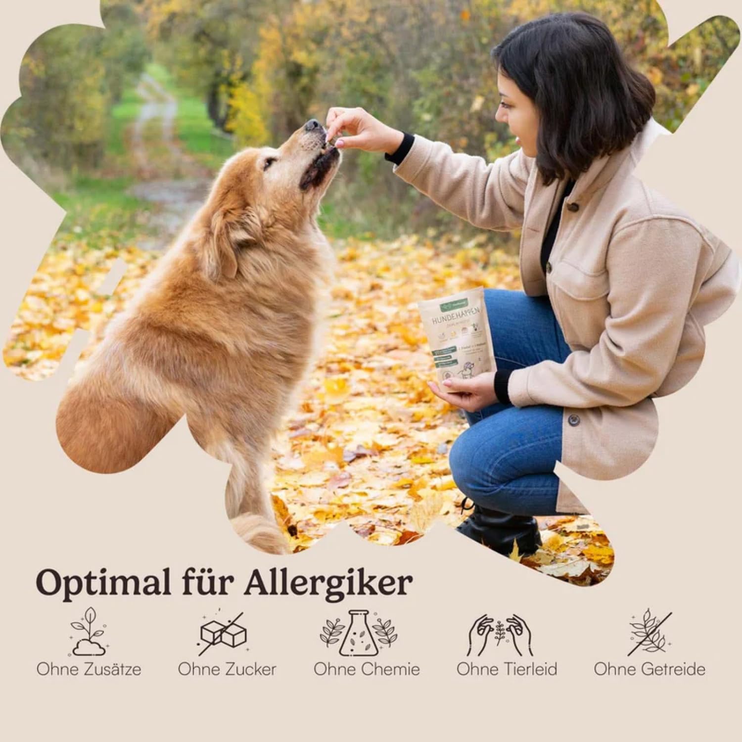 Hunderunde – Hundehappen Schlafmütze 9×125?g – vegane Hundeleckerli mit Hanf, Baldrian & Kamille – reich an B-Vitaminen – glutenfrei & beruhigend – ideal für Sensible Hunde – entspannende Hundesnacks