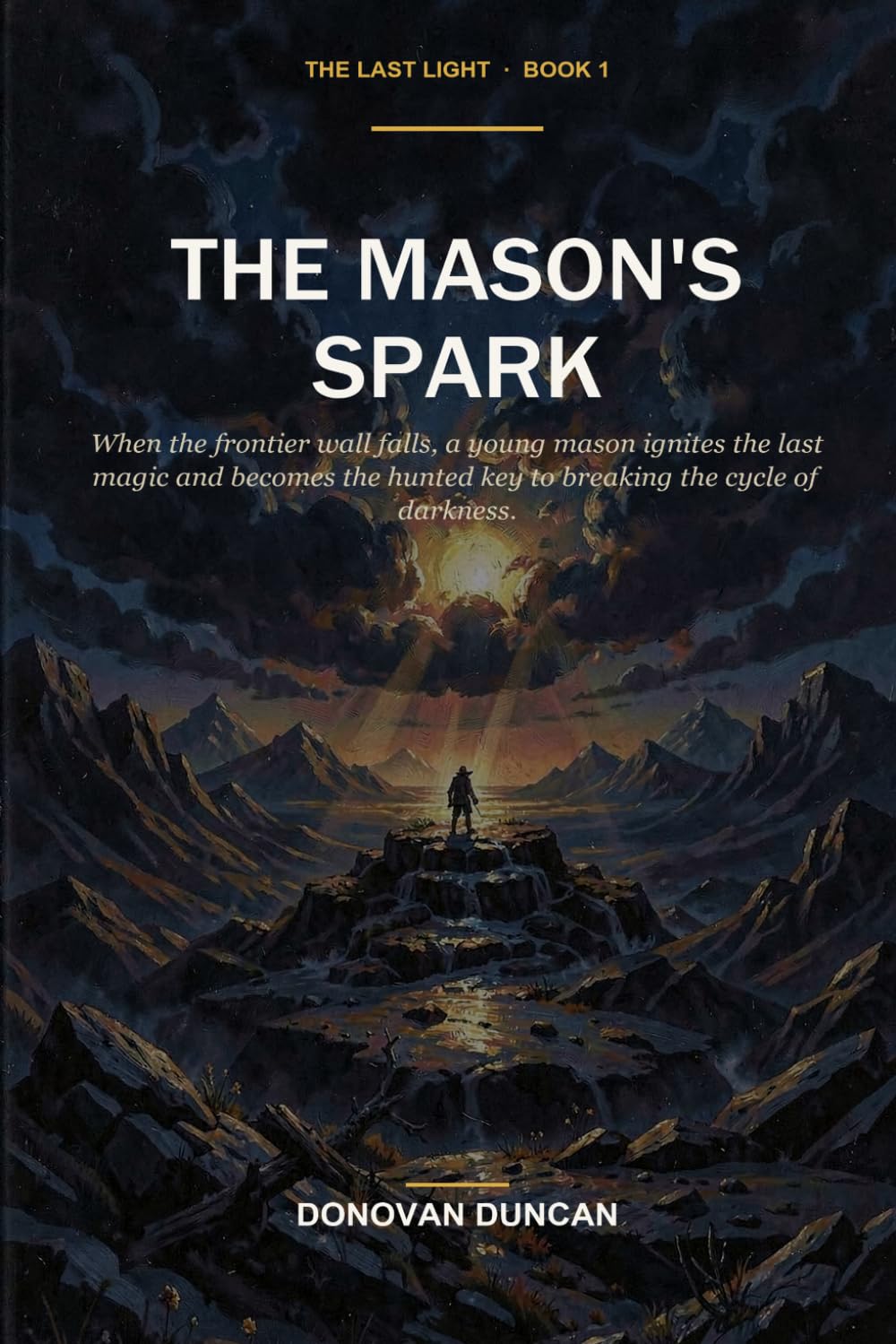 The Mason's Spark: When the frontier wall falls, a young mason ignites the last magic and becomes the hunted key to breaking the cycle of darkness (The Last Light)