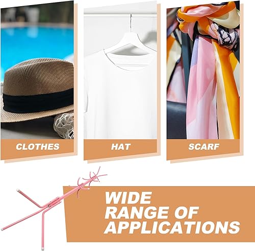 Miniatura 2 de Healvian Perchero con 12 ganchos, perchero independiente, perchero de hierro, perchero de árbol de fácil instalación, soporte para sombreros,