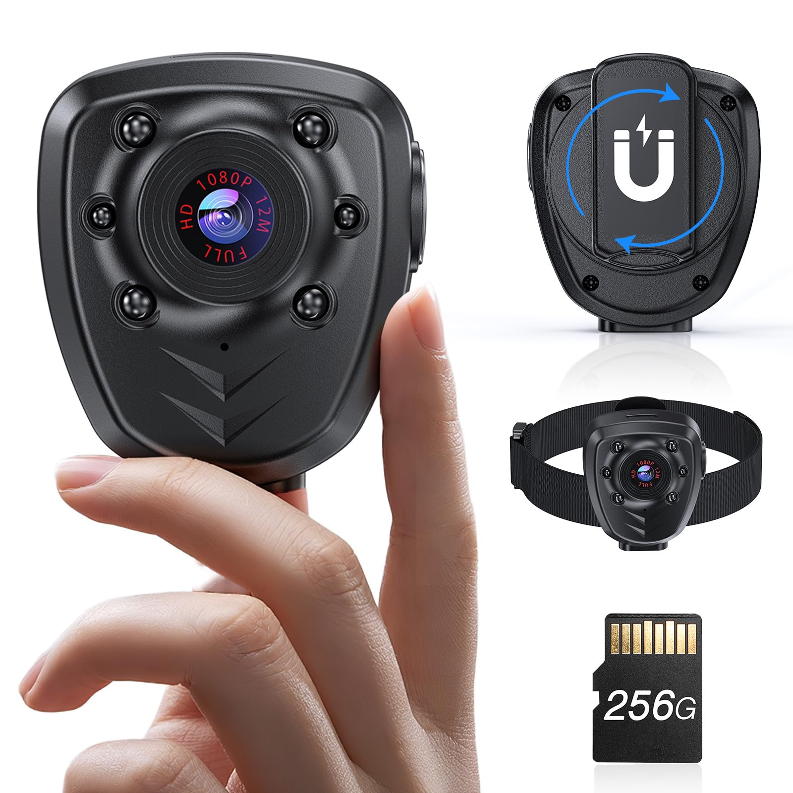 Amazon.com: Losfom Z12 Mini Body Camera-1080P Wearable Camera with