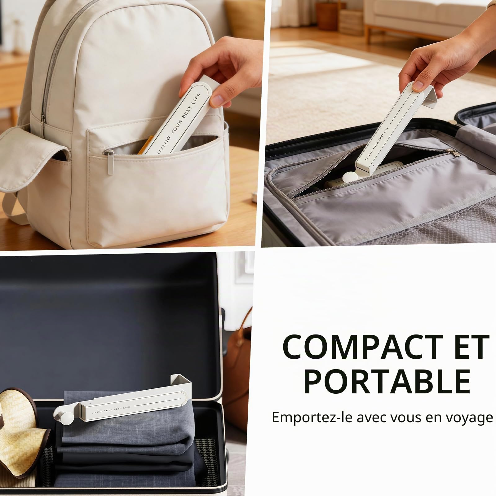 Lot de 2 Porte Manteau Pliable sans Percage, Crochet De Porte en Acier Inoxydable, Rallonges Extensibles, Étendoir à Crochet de Porte pour Accrocher Vêtements,Foulards, Sacs et Couronnes de Noël