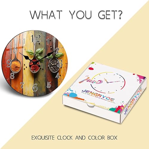 Miniatura 7 de Reloj de pared grande de 16 pulgadas para sala de estar, relojes de pared decorativos de madera sin tictac, relojes de pared analógicos silenciosos