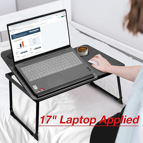 Miniatura 5 de Plus XL - Escritorio ajustable para laptop con luz, puerto USB, soporte para iPad, almacenamiento de cajón, escritorio ajustable más grande de 23.6