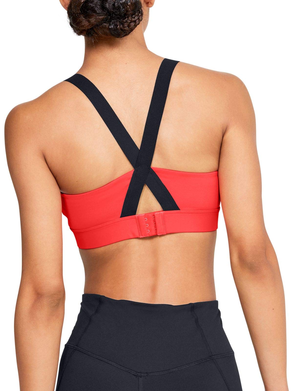 Under Armour Women's UA Rush Mid Sports Bra Sujetador Deportivo para Mujer con Tejido Súper Sedoso Mujer